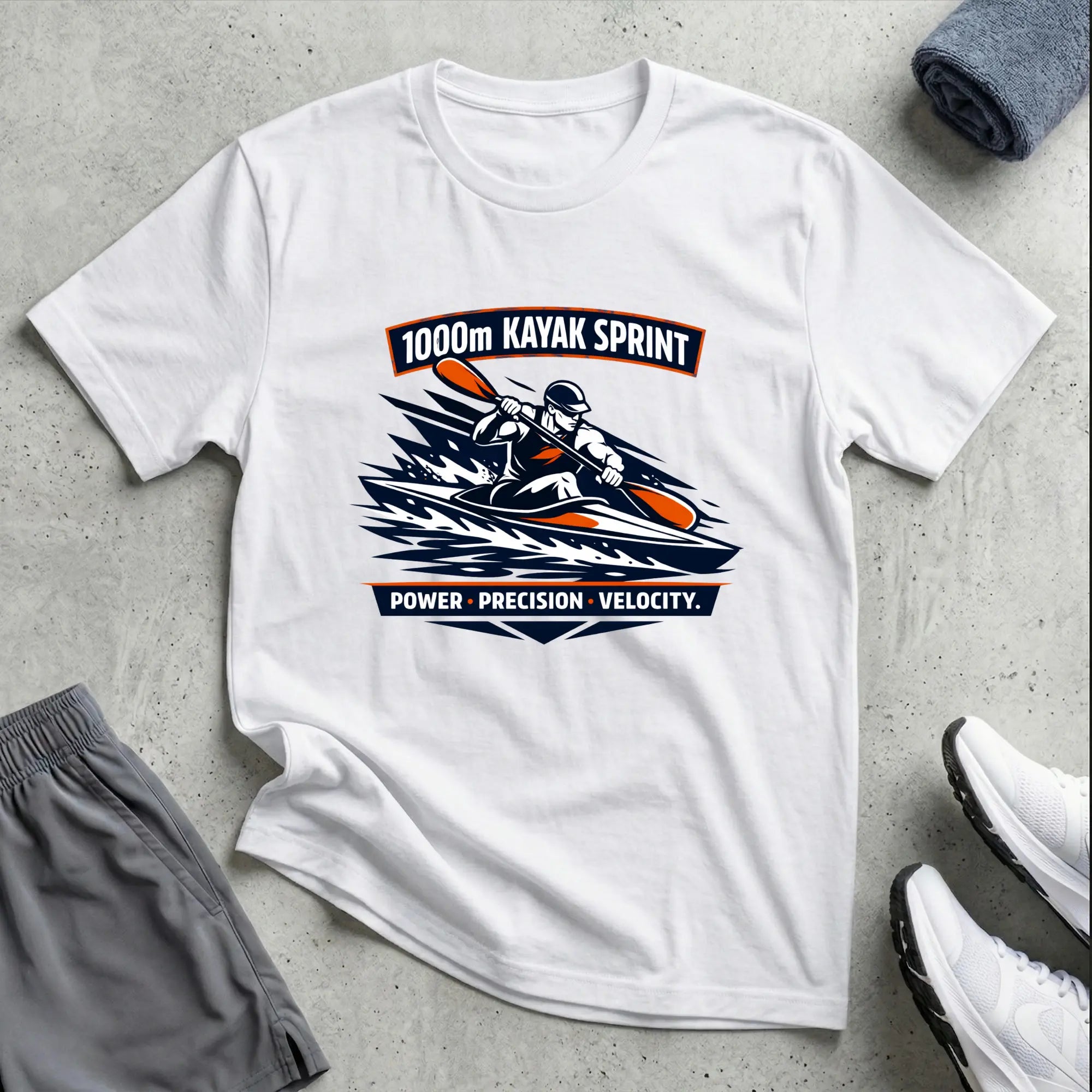 1000m Kayak Sprint T-Shirt Printify