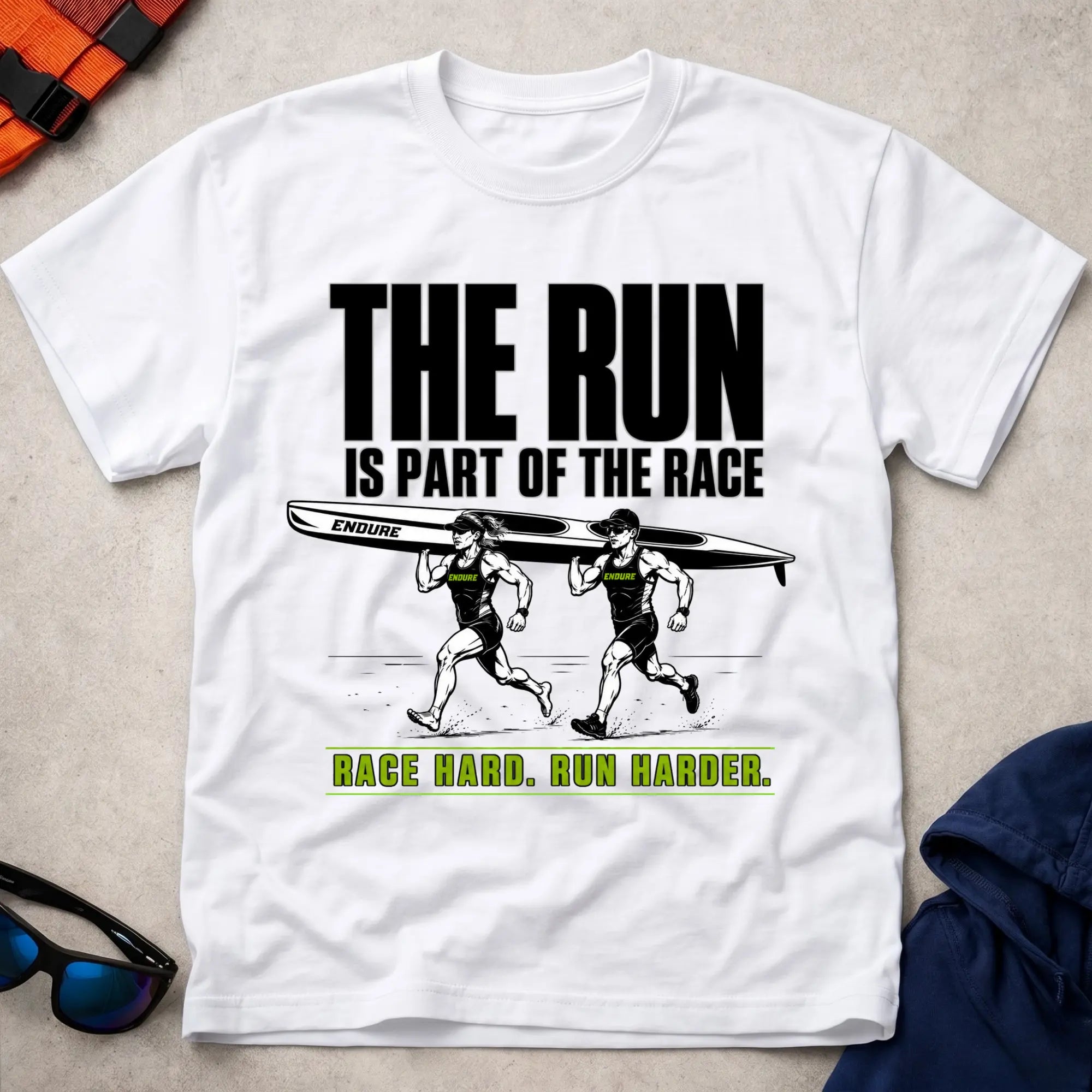 Endure The Run Is Part Of The Race Tee 