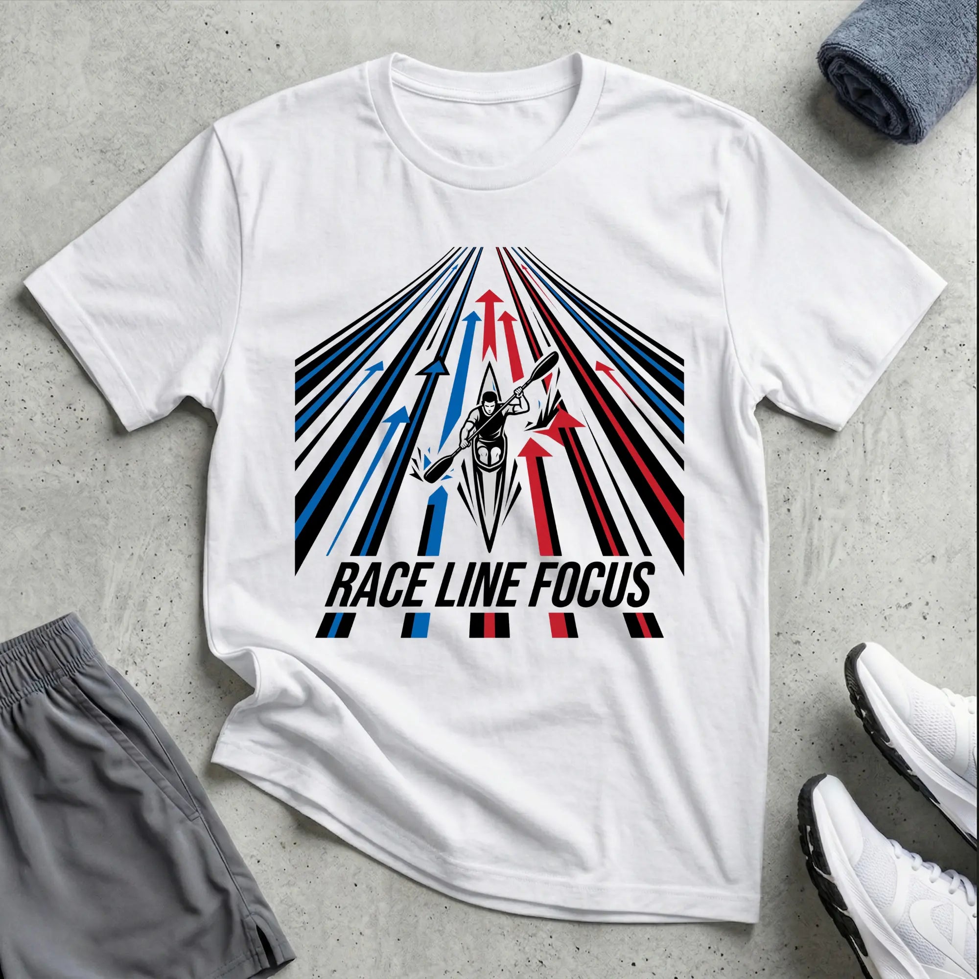 Racing Line Focus - T-Shirt Printify