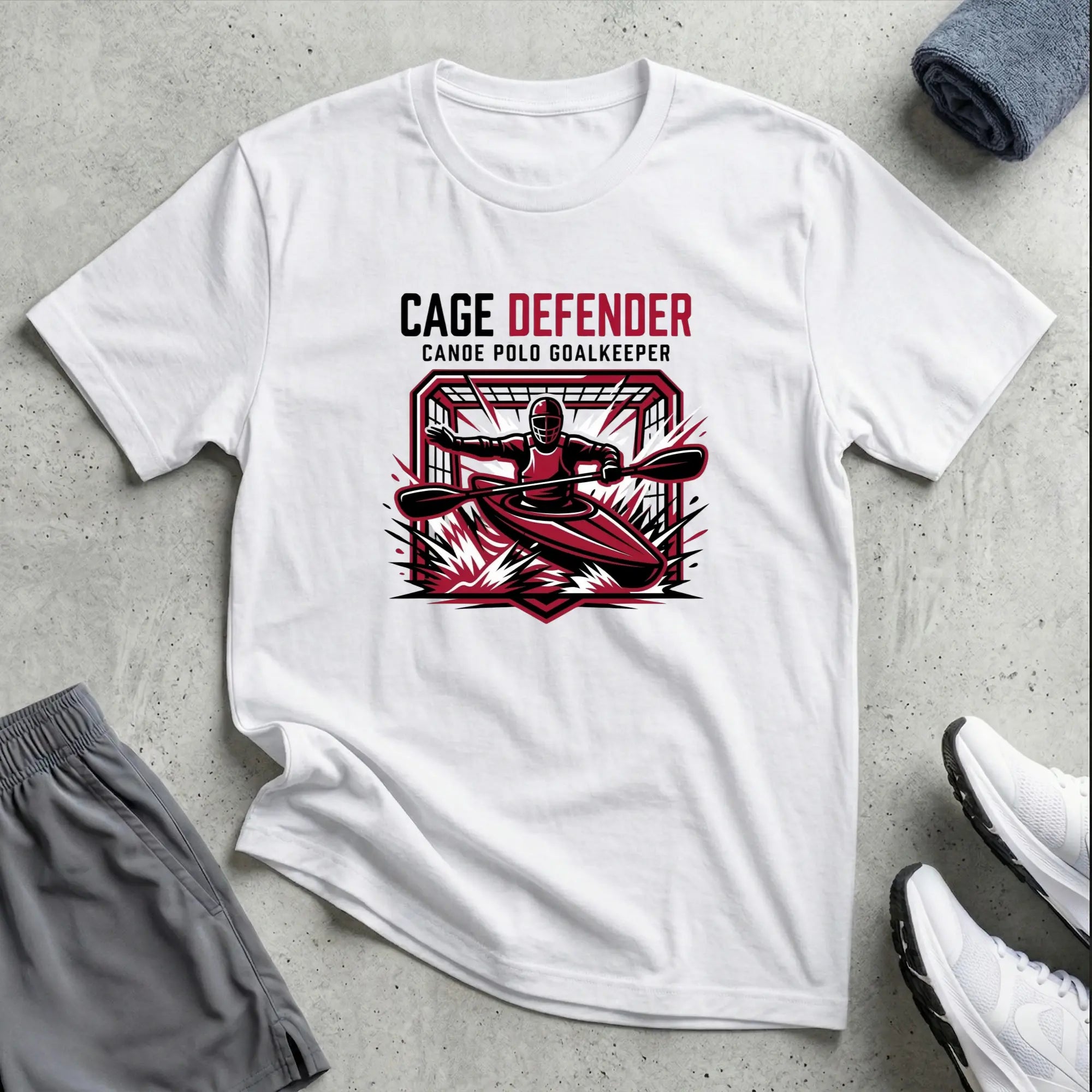 Cage Defender - Canoe Polo T-Shirt Printify
