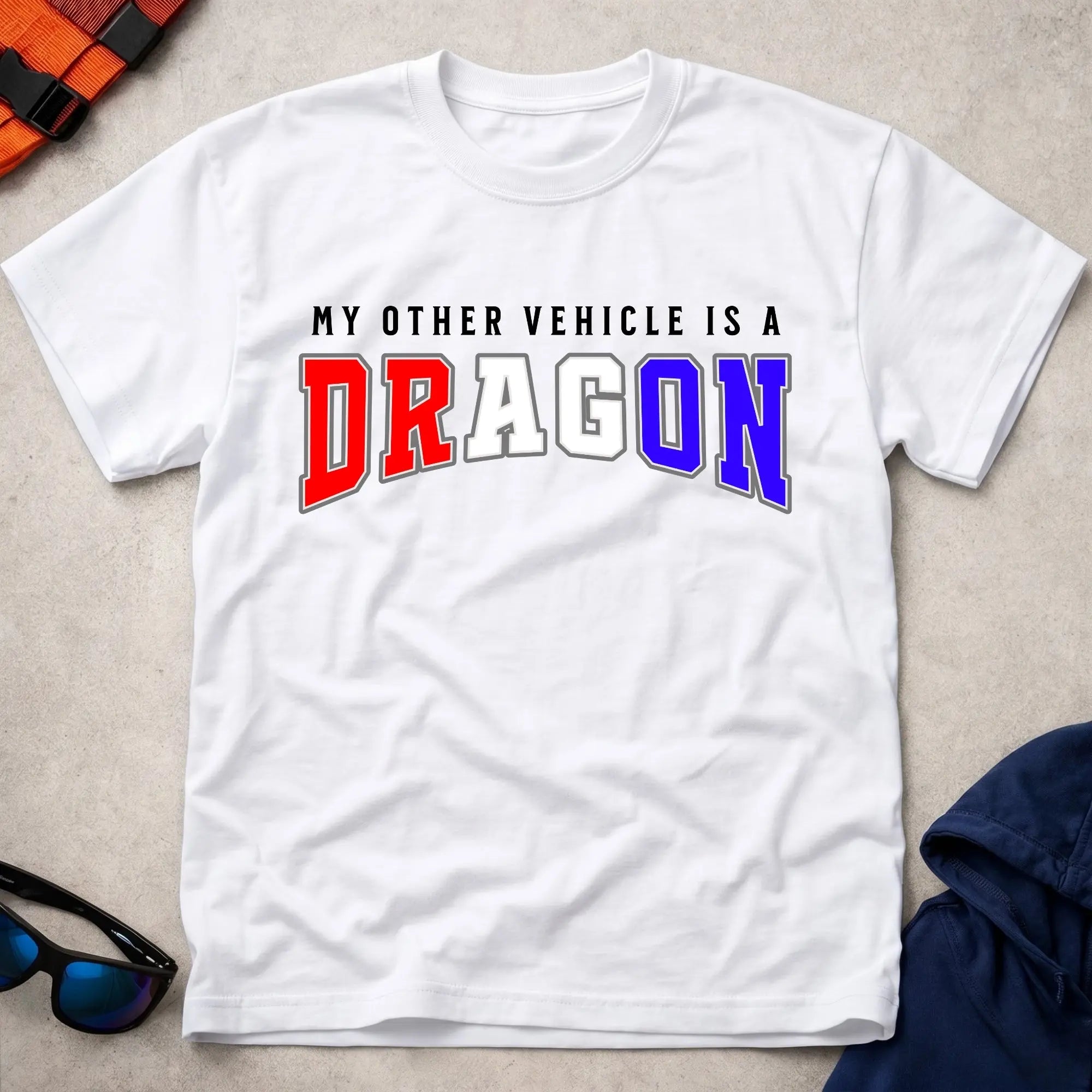 White Dragon Boat Paddler tee — dragon boat racing crew gift — Vector Paddle
