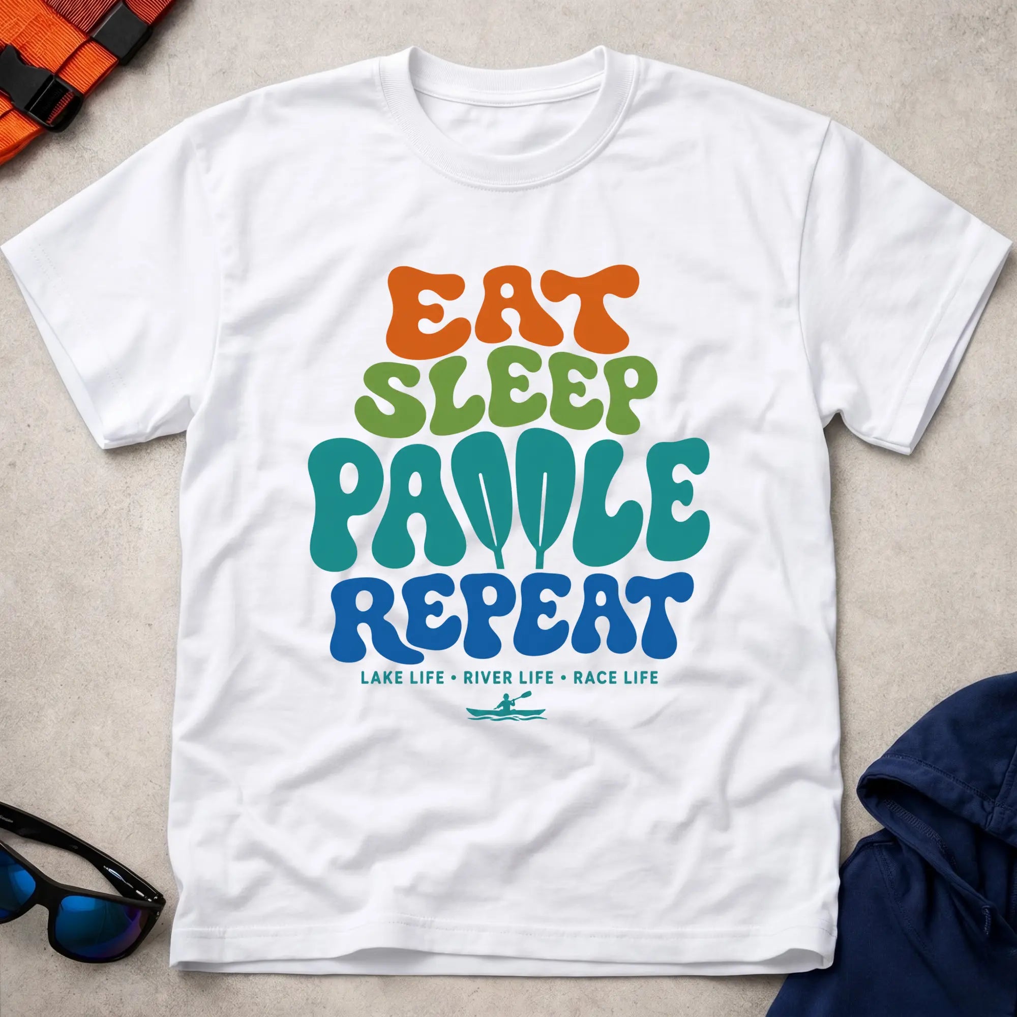 Eat Sleep Paddle T-Shirt 