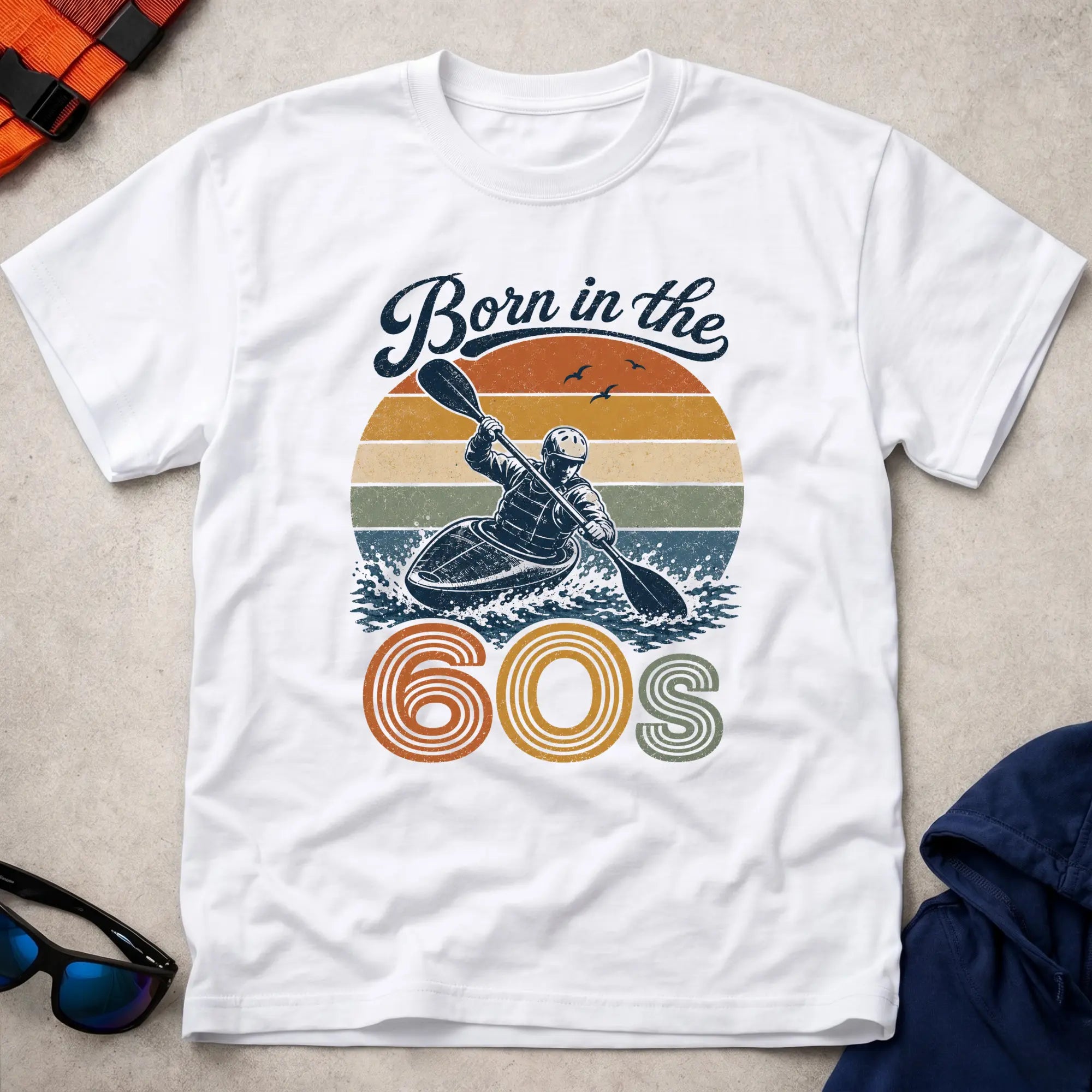 Born In The 60s Whitewater T-shirt
