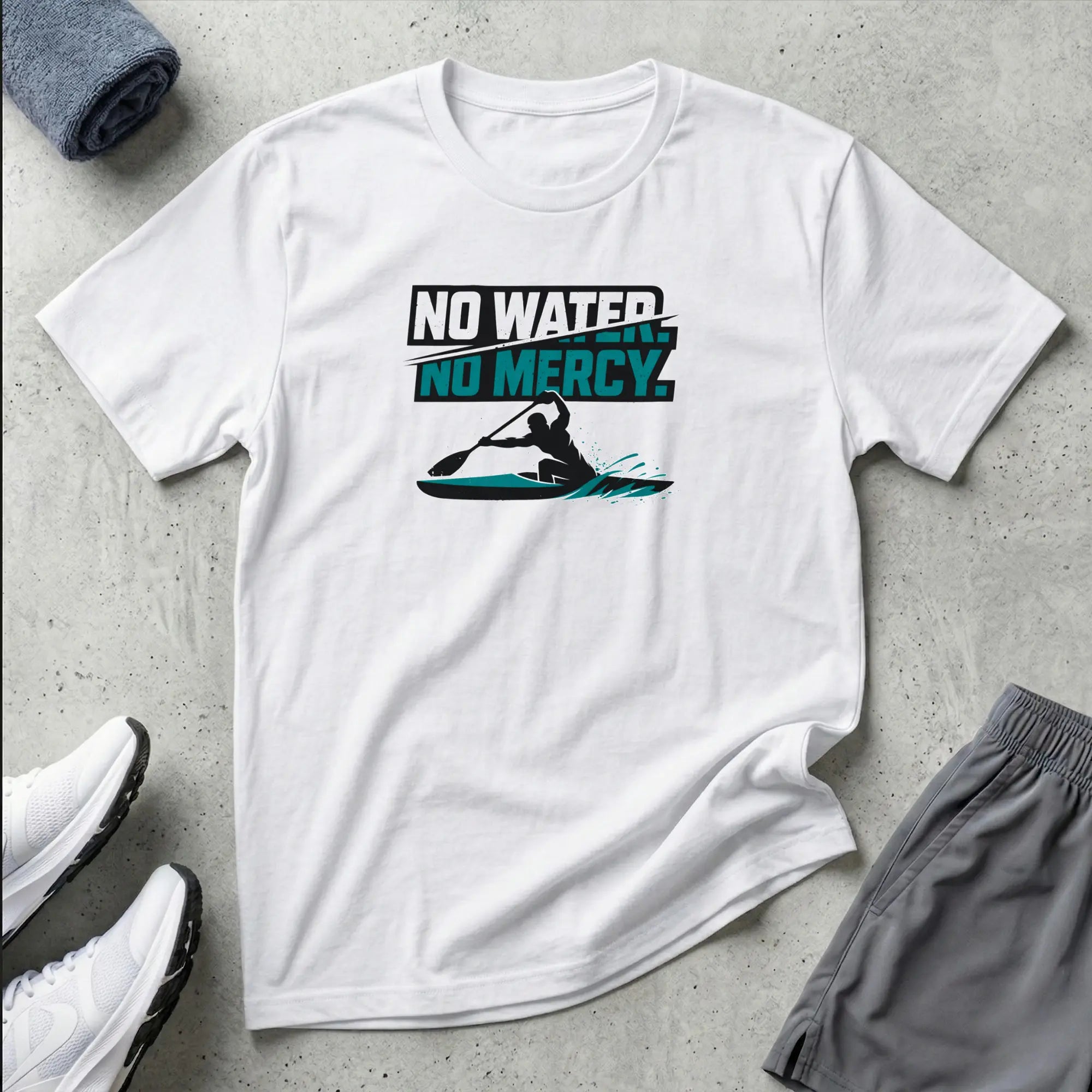 No Water No Mercy - Canoe T-Shirt Printify