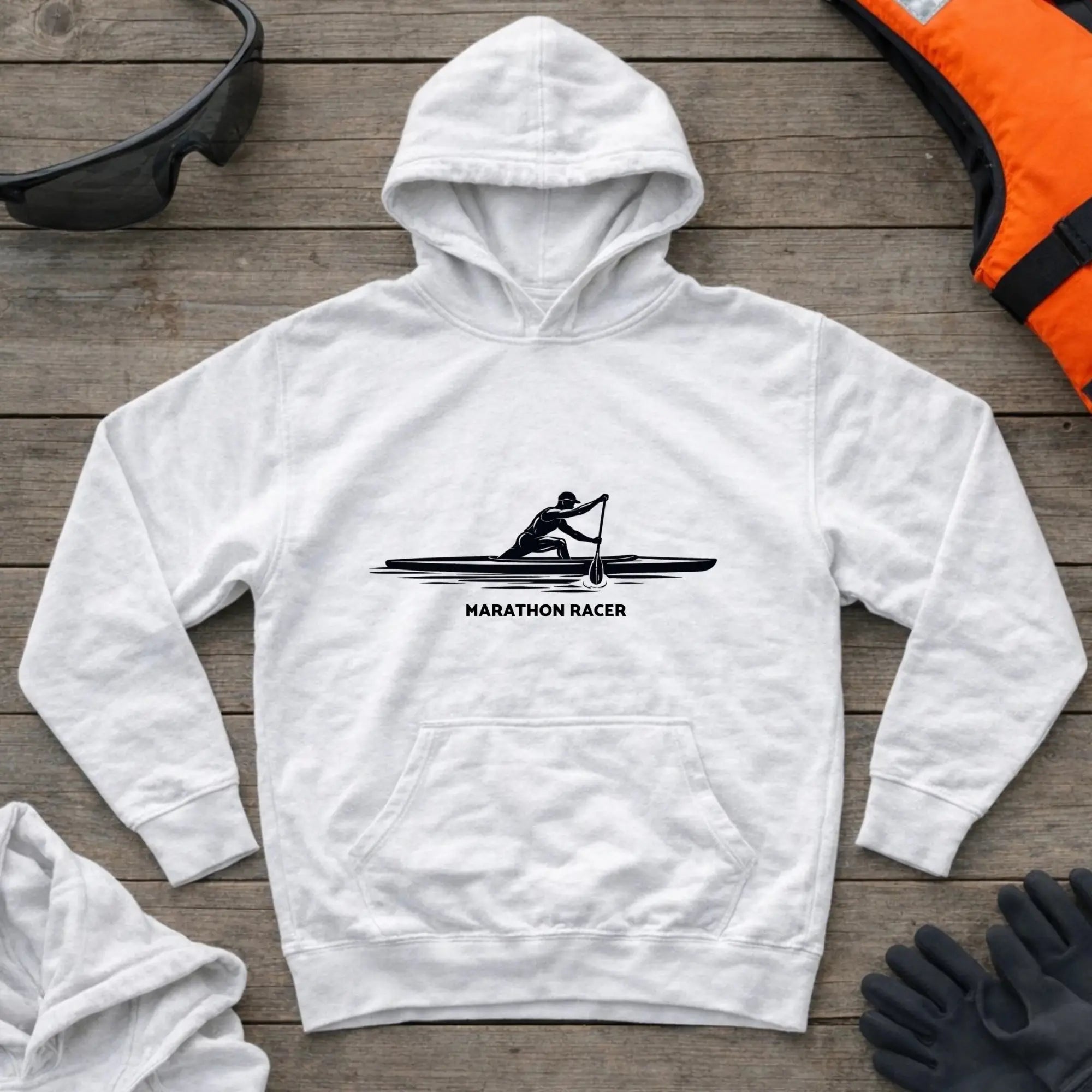 Hoodie - "Marathon Racer" | Canoe C1 Printify