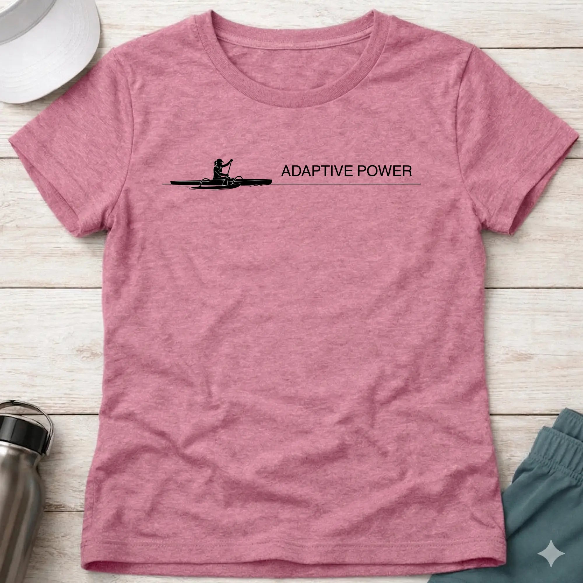 Adaptive Power. Va'a Paracanoe Female T-Shirt Printify