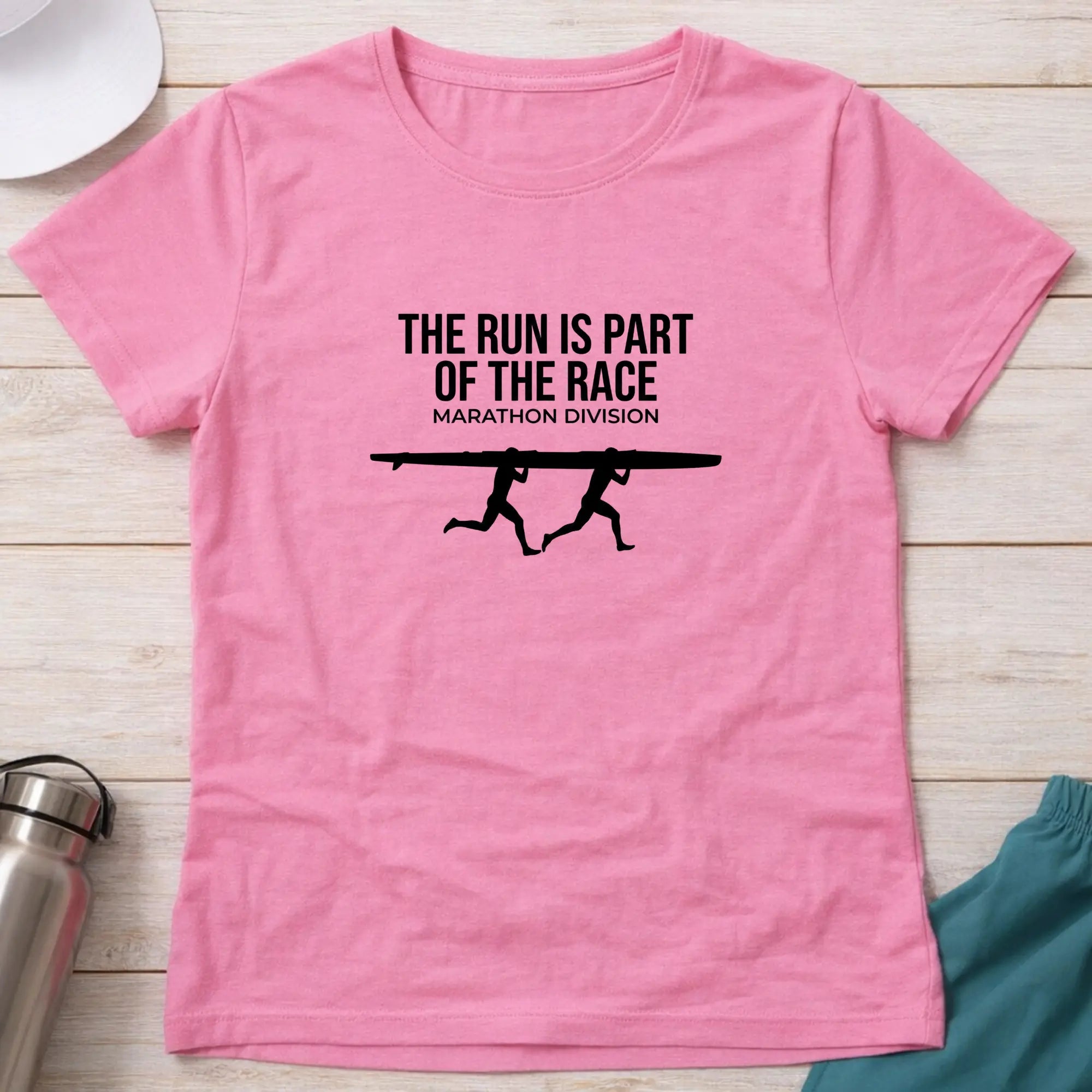 The Run Is Part of the Race. Women's Marathon T-Shirt Printify
