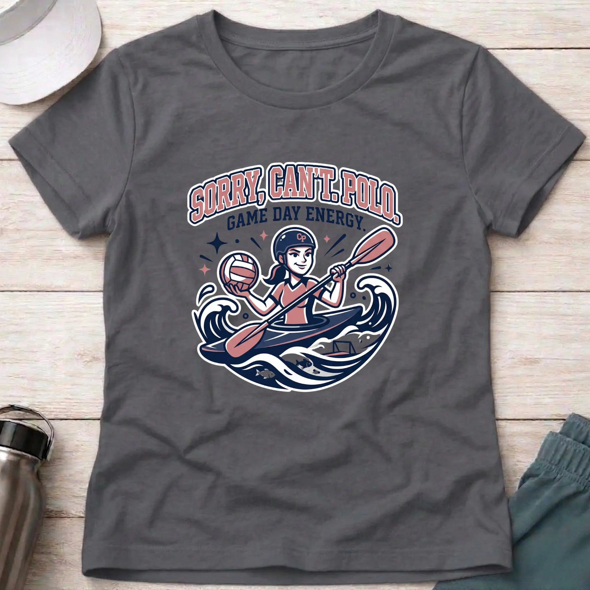 Sorry, Can't - Polo. Game Day Energy. female T-Shirt Printify