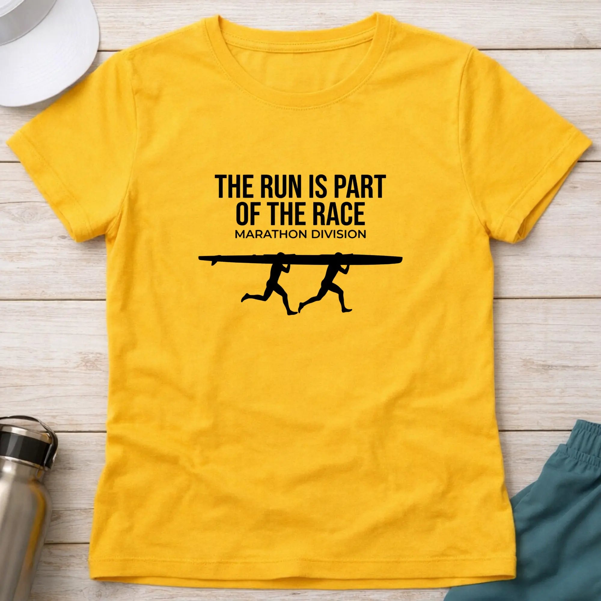 The Run Is Part of the Race. Women's Marathon T-Shirt Printify