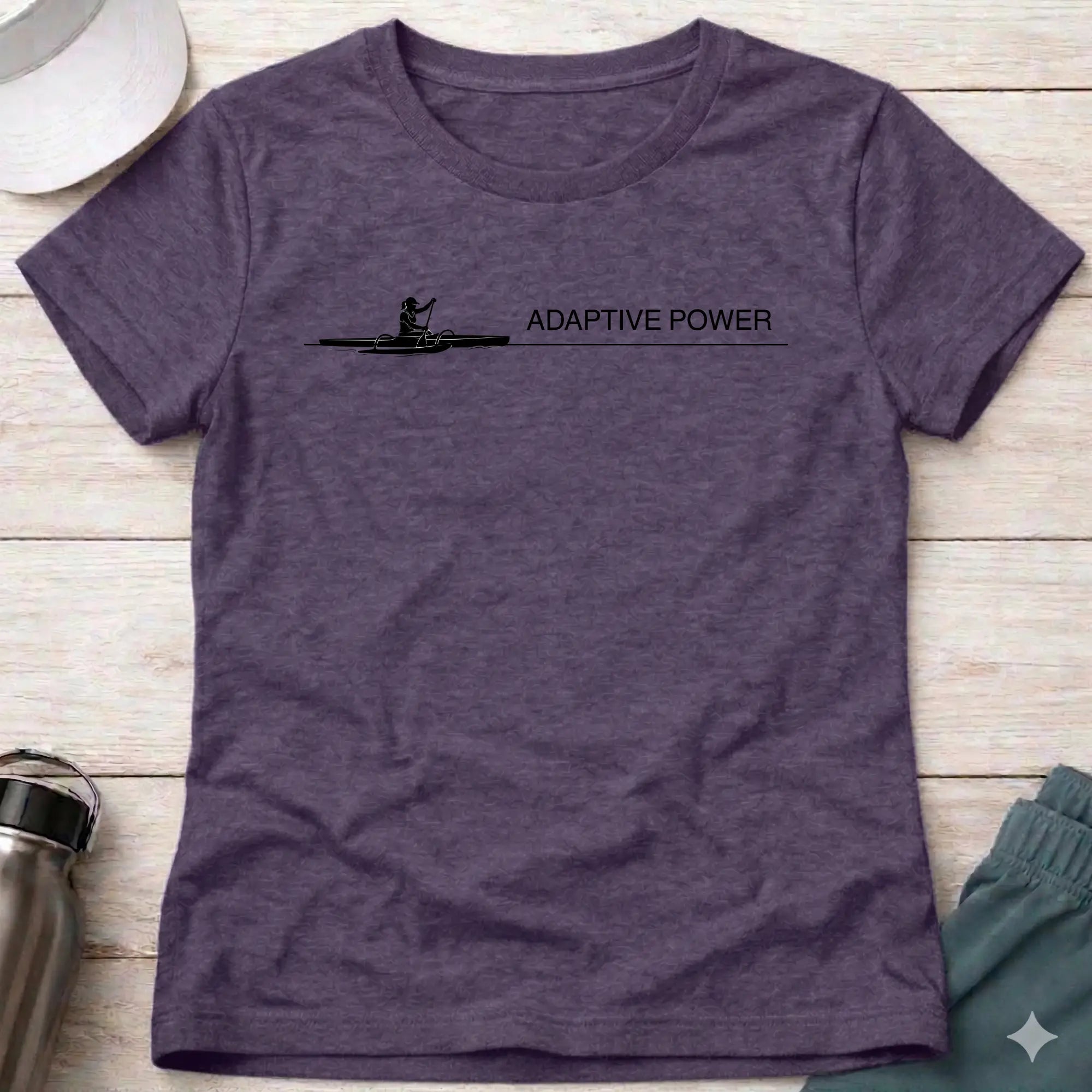 Adaptive Power. Va'a Paracanoe Female T-Shirt Printify