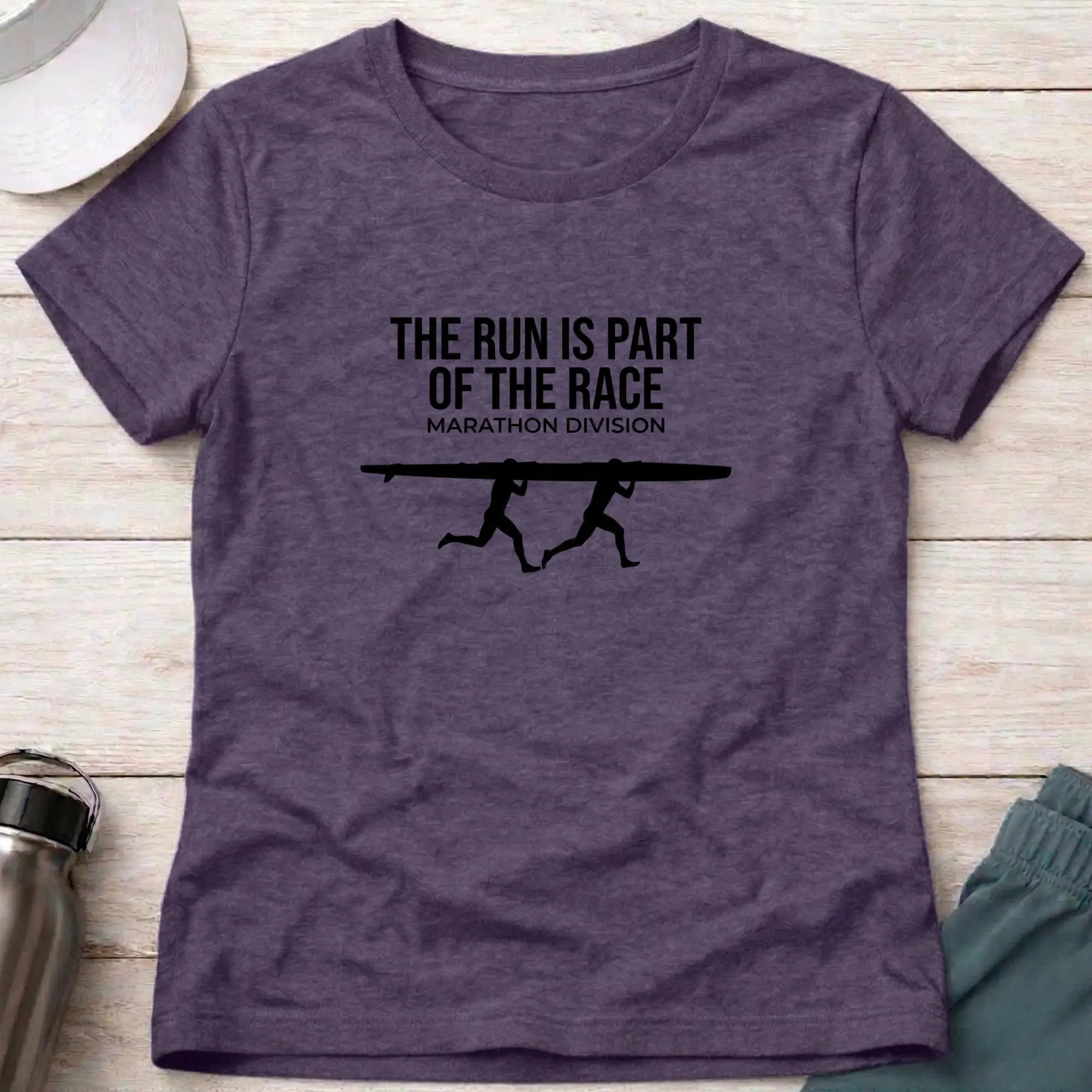 The Run Is Part of the Race. Women's Marathon T-Shirt Printify