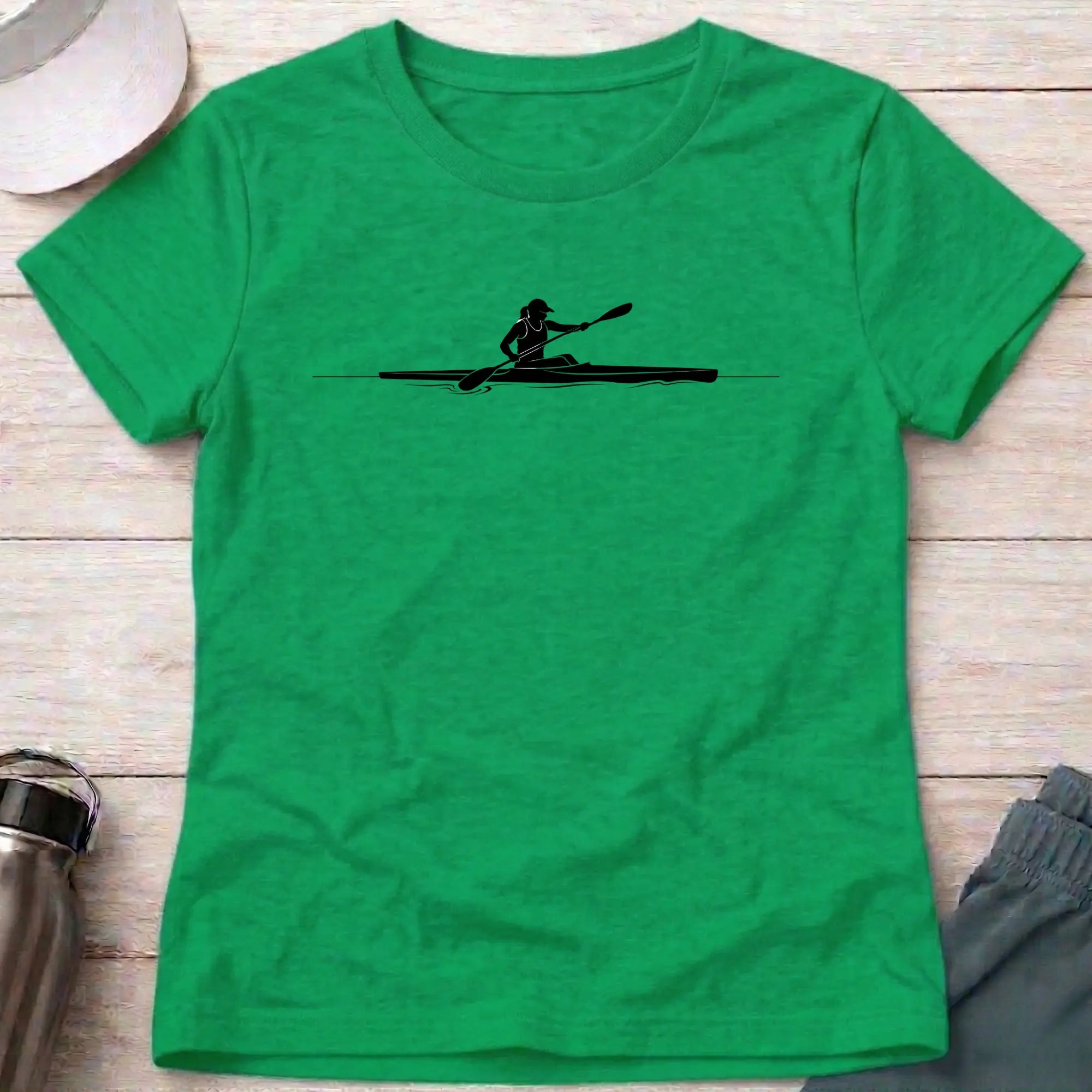 Apex Kayak Silhouette - Fitted Tee Printify