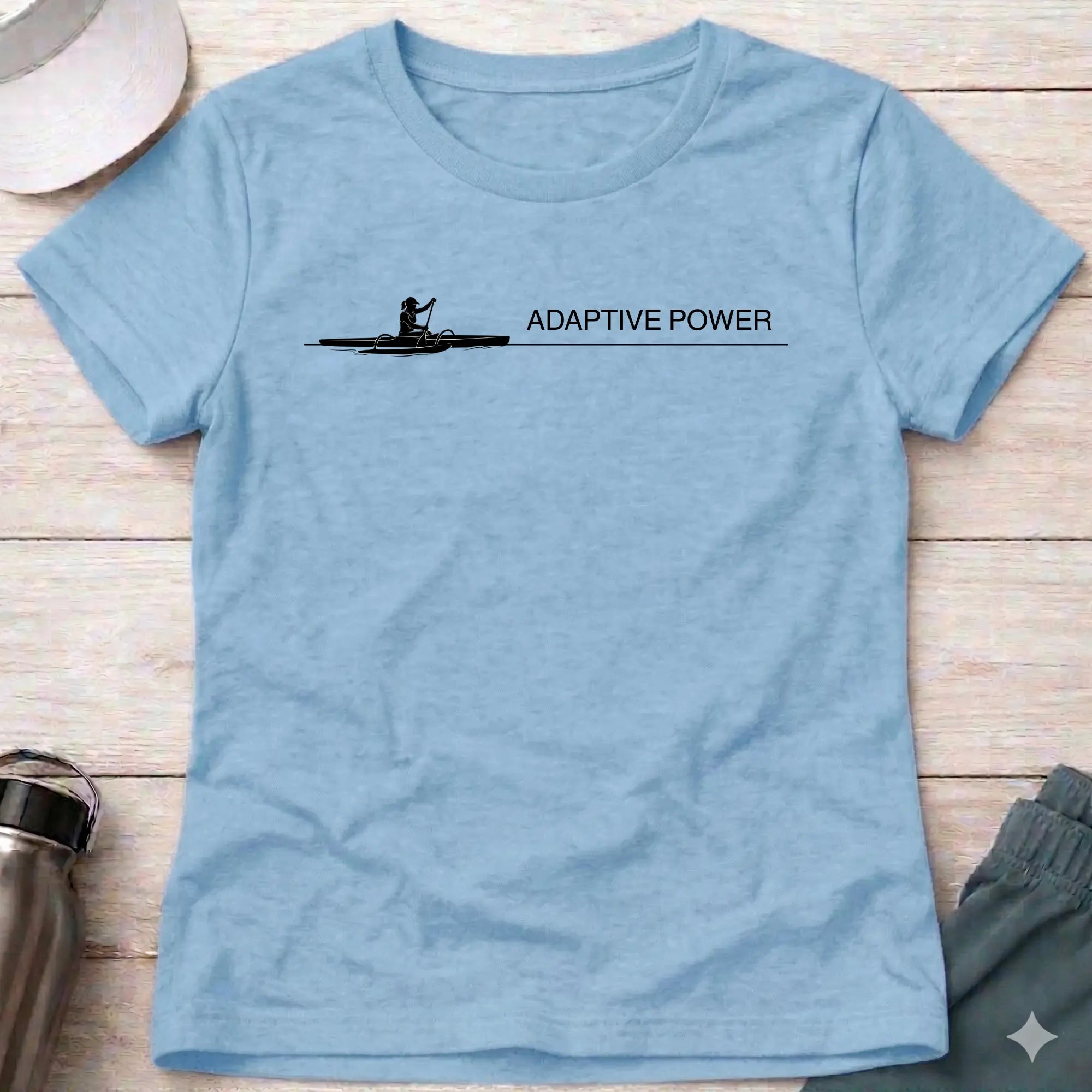 Adaptive Power. Va'a Paracanoe Female T-Shirt Printify