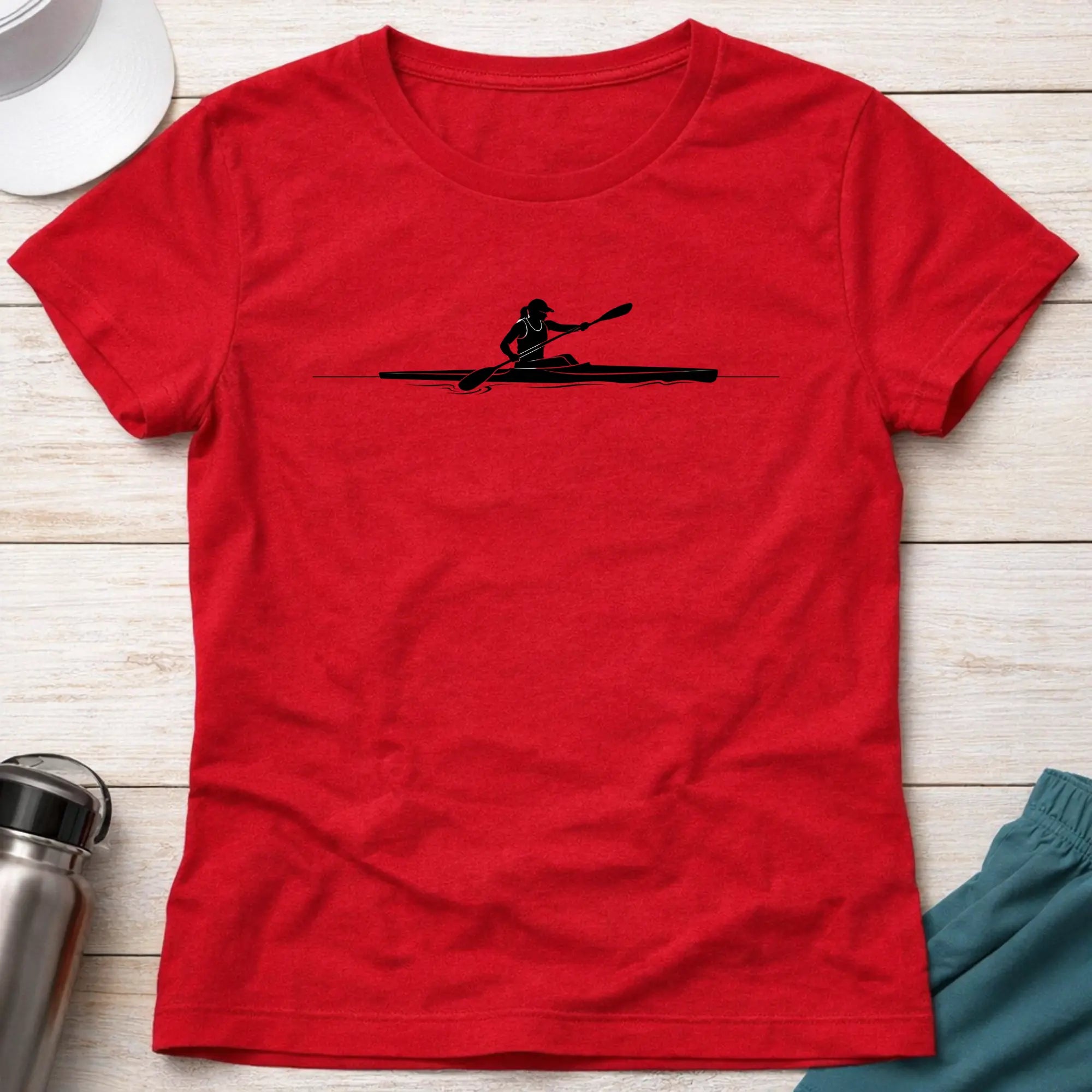 Apex Kayak Silhouette - Fitted Tee Printify