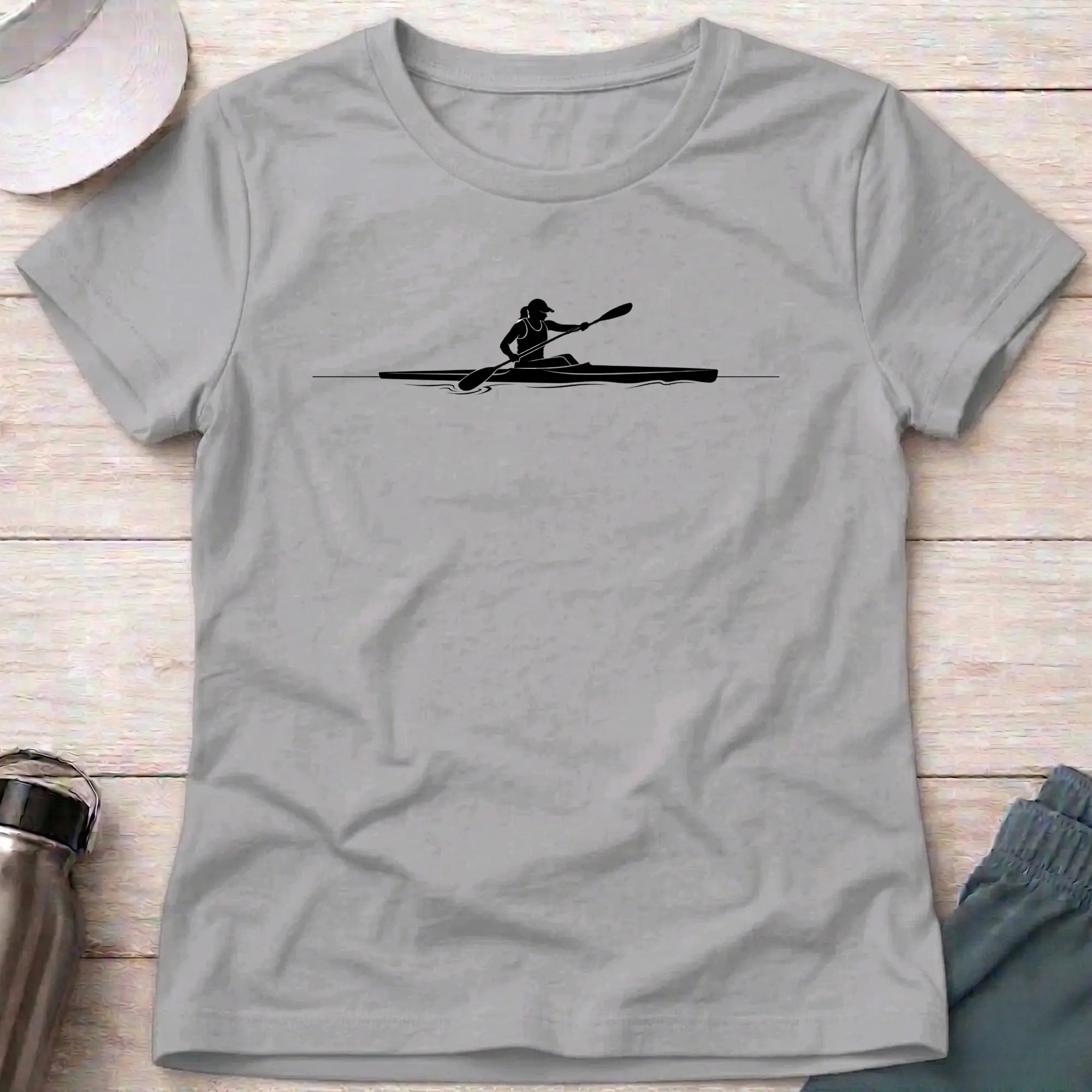 Apex Kayak Silhouette - Fitted Tee Printify