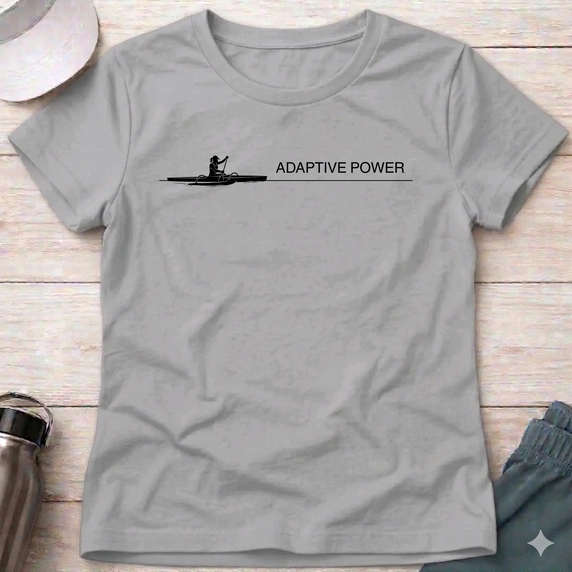 Adaptive Power. Va'a Paracanoe Female T-Shirt Printify