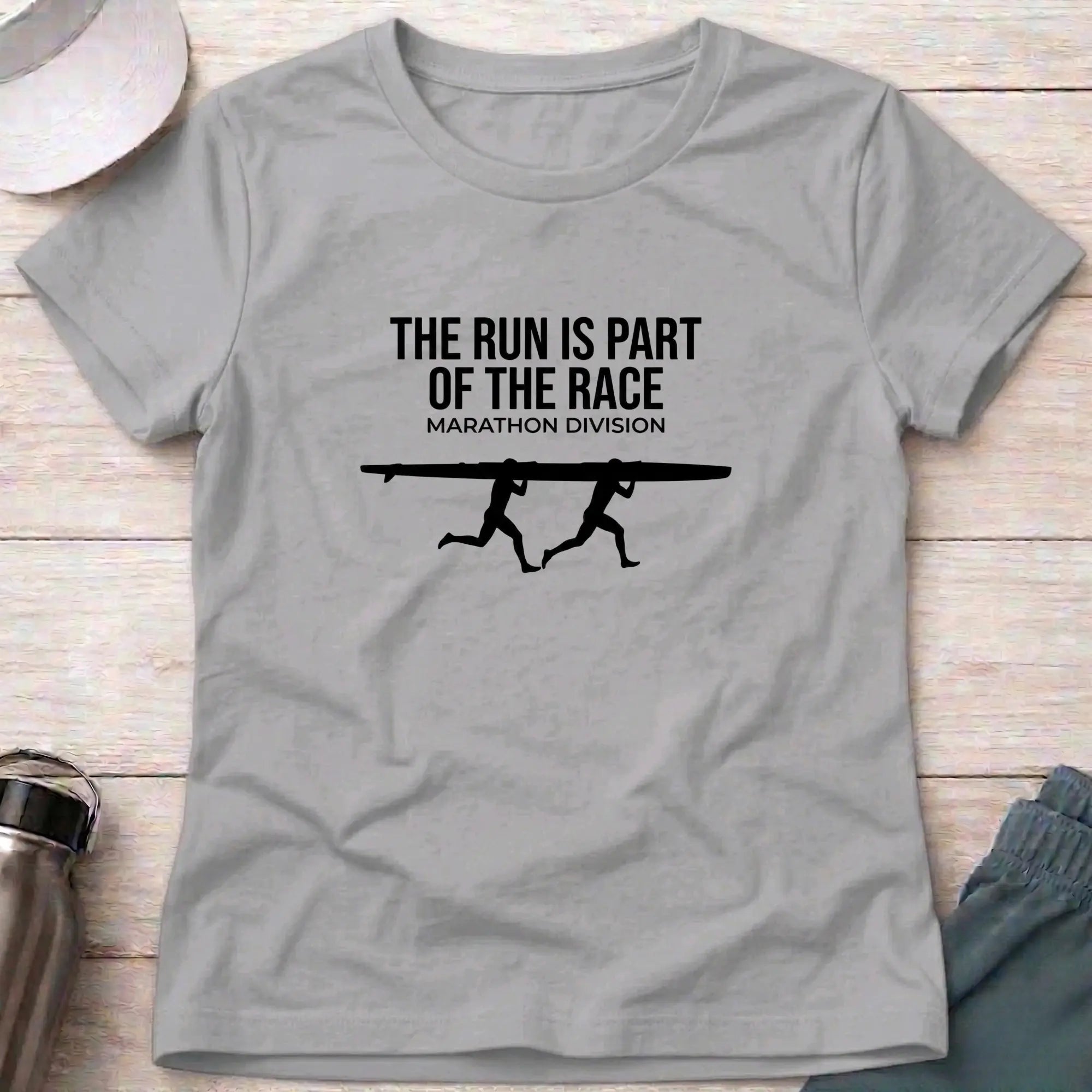 The Run Is Part of the Race. Women's Marathon T-Shirt Printify