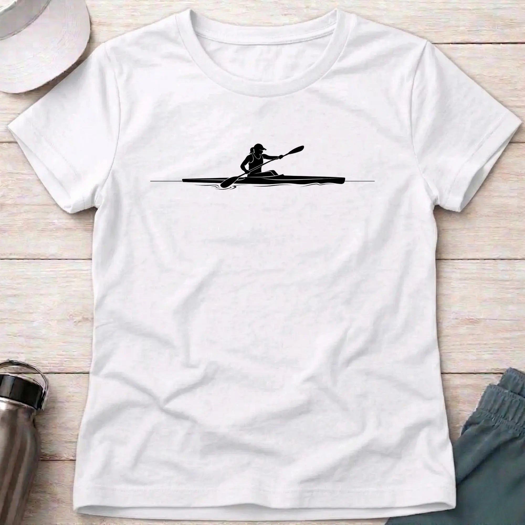 Apex Kayak Silhouette - Fitted Tee Printify