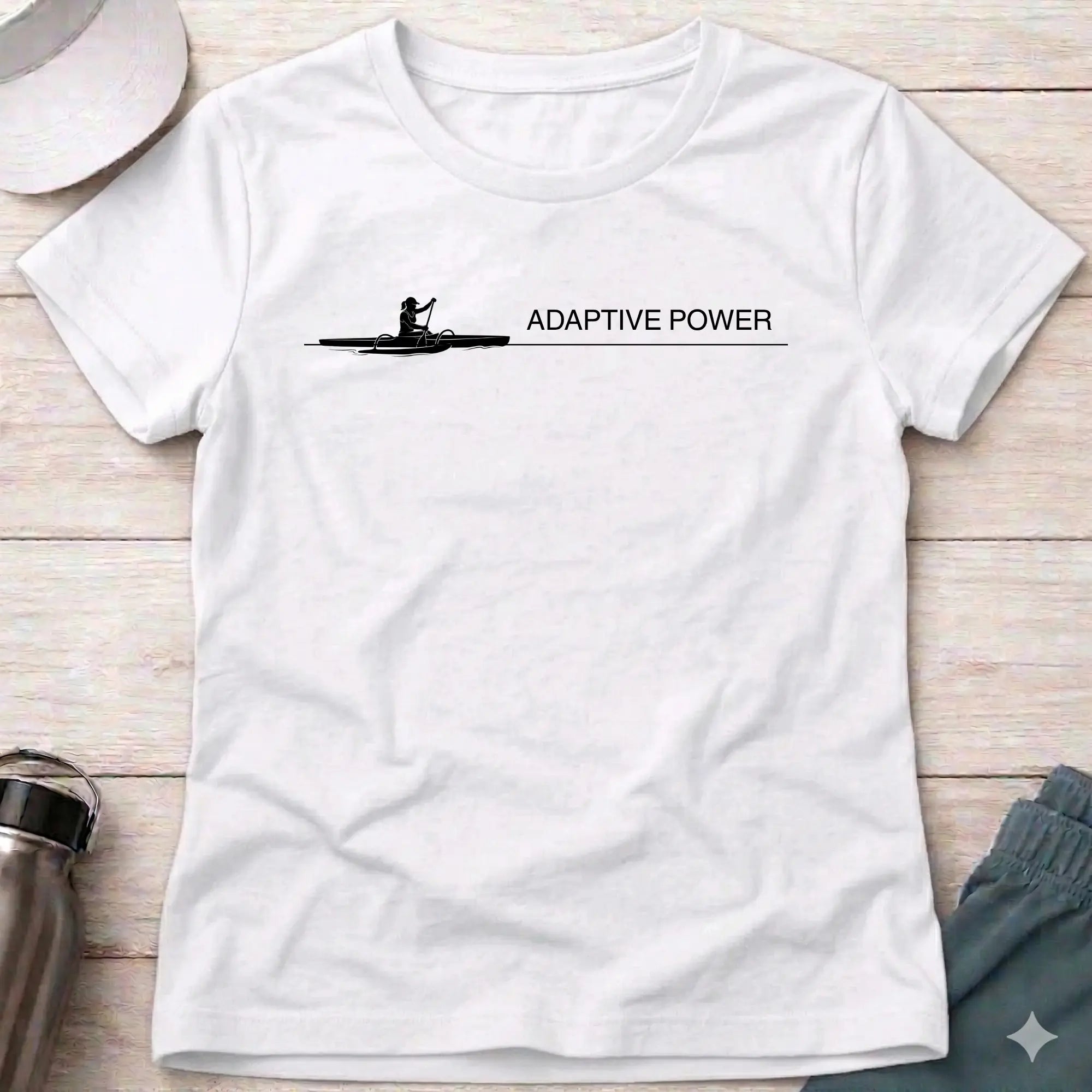 Adaptive Power. Va'a Paracanoe Female T-Shirt Printify